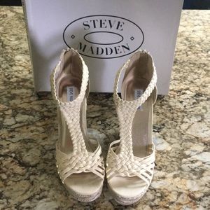 Steve Madden Wedges size 8.5 Espadrille wedges